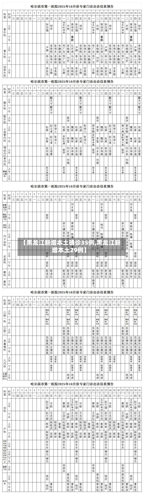 【黑龙江新增本土确诊35例,黑龙江新增本土29例】