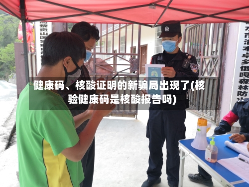健康码、核酸证明的新骗局出现了(核验健康码是核酸报告吗)