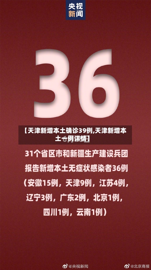 【天津新增本土确诊39例,天津新增本土一例详情】