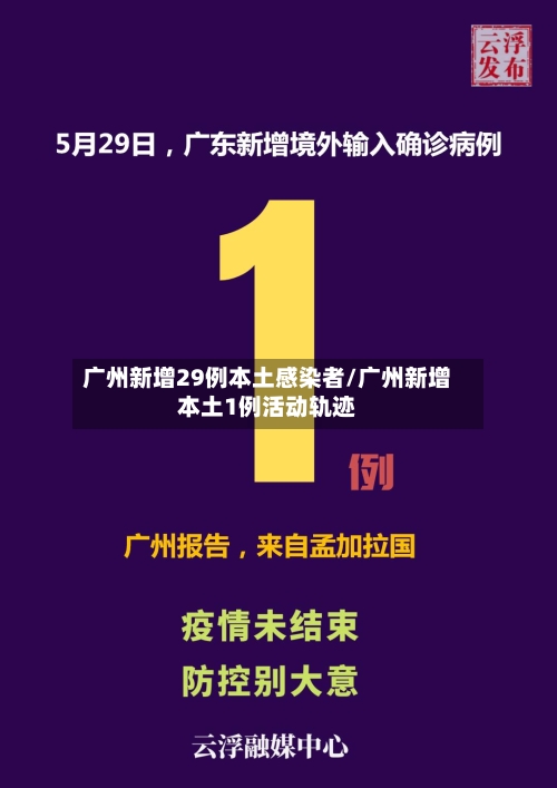 广州新增29例本土感染者/广州新增本土1例活动轨迹-第2张图片