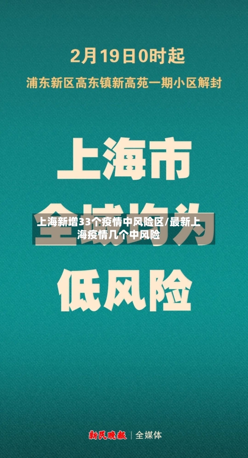 上海新增33个疫情中风险区/最新上海疫情几个中风险-第3张图片